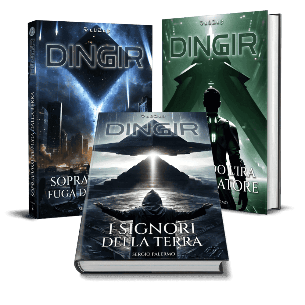 Cover di Dingir Saga – Trilogia di fantascienza